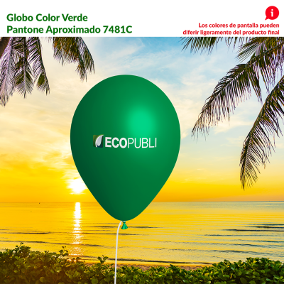 Globo Publicitario Verde