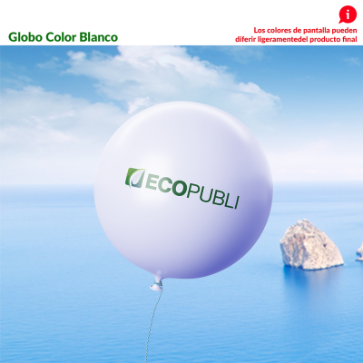 Globo Publicitario Blanco