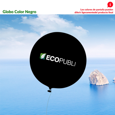 Globo Publicitario Negro
