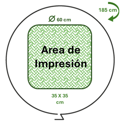 Globo Publicitario Amarillo