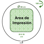 Globo Publicitario Azul