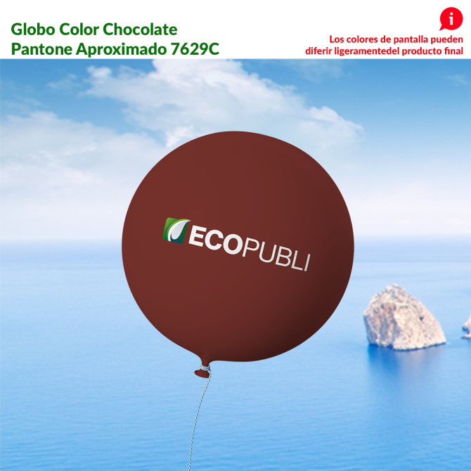 Globo Publicitario Chocolate