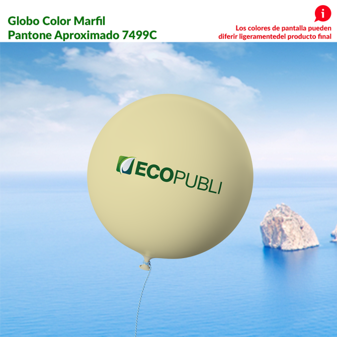 Globo Publicitario Marfil