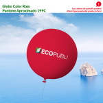 Globo Publicitario Rojo