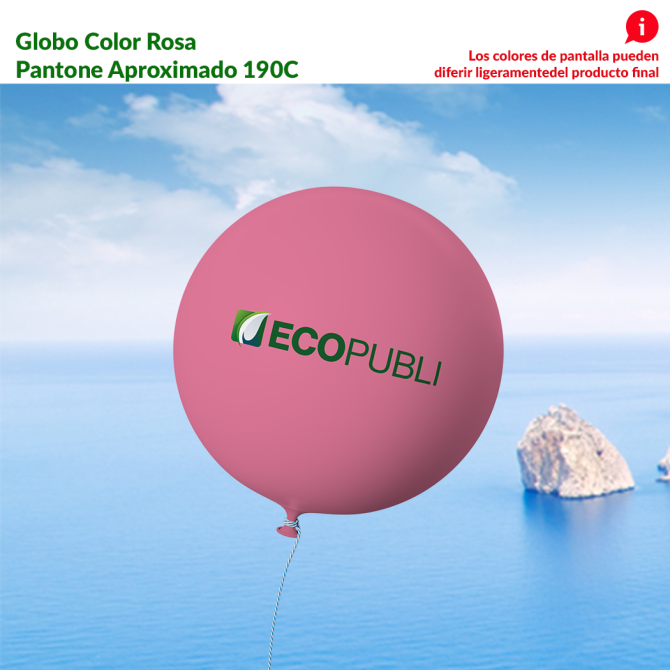 Globo Publicitario Rosa