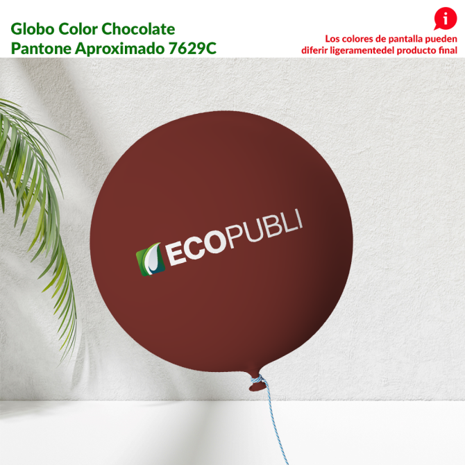Globo Publicitario Chocolate