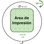 Globo Publicitario Fucsia