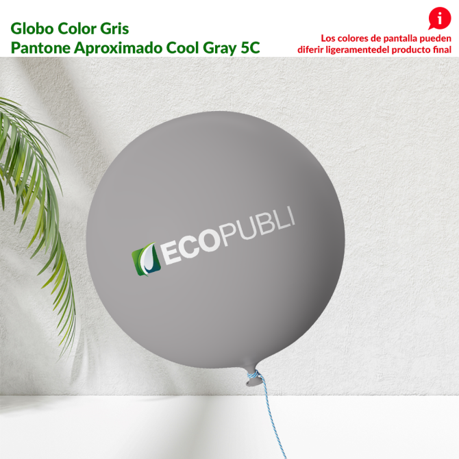 Globo Publicitario Gris