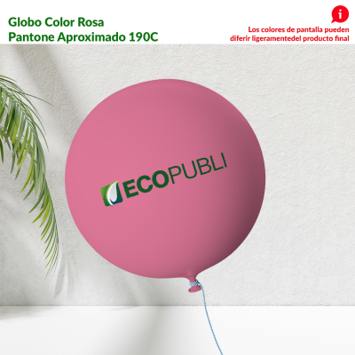 Globo Publicitario Rosa