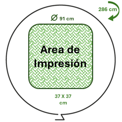 Globo Publicitario Rosa Baby