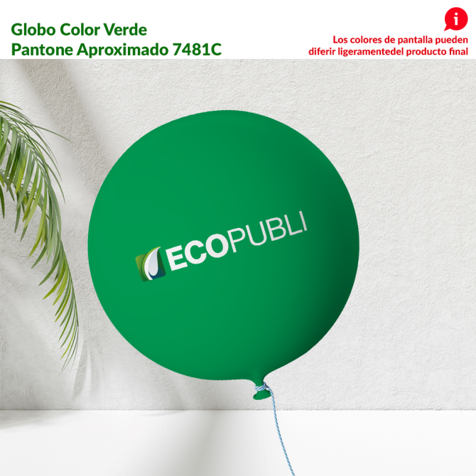 Globo Publicitario Verde