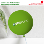Globo Publicitario Verde Manzana