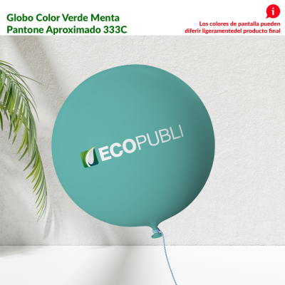 Globo Publicitario Verde Menta