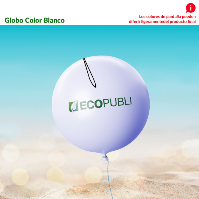 Globo Publicitario Blanco