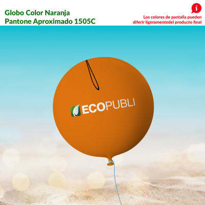 Globo Publicitario Naranja