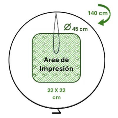 Globo Publicitario Verde