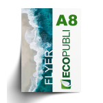 Flyers A8 personalizados | Imprime flyers baratos online