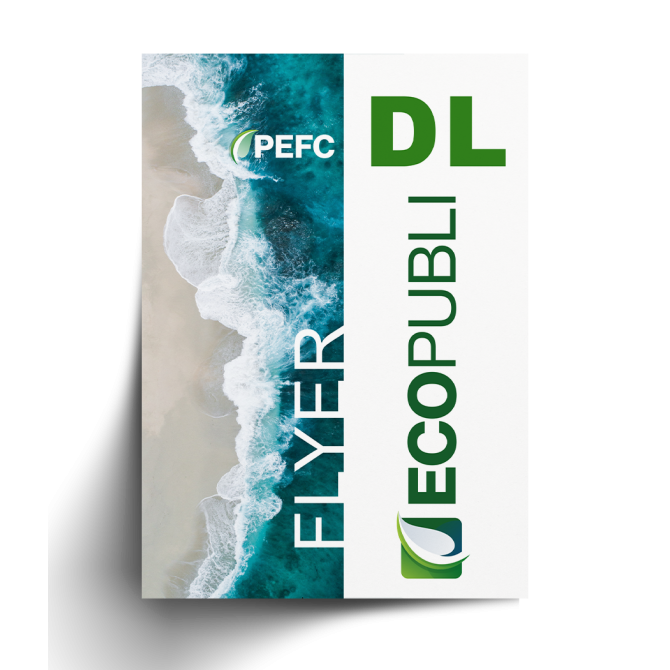 imprimir Flyers ecológicos Din Largo