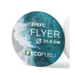 Imprimir Flyers ecológicos Redondos 210