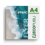 Imprimir Flyers ecológicos A4 Cuadrados