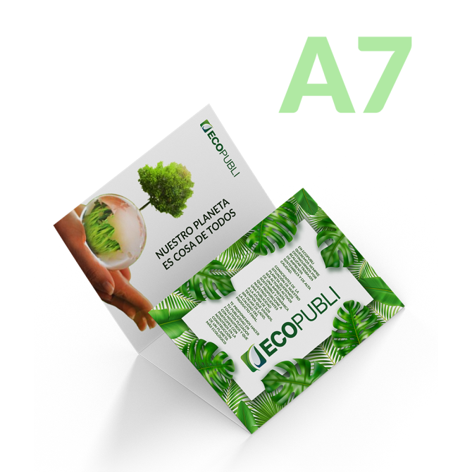 Trípticos baratos A7