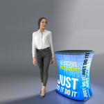 Mostrador Square LED