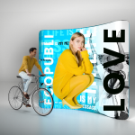 Banner Textil Modelo Curvo