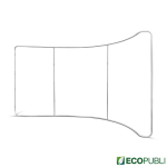 Banner Textil Modelo Curvo