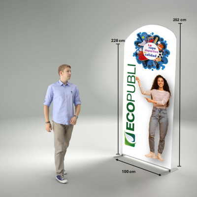 Banner Textil Modelo Bell