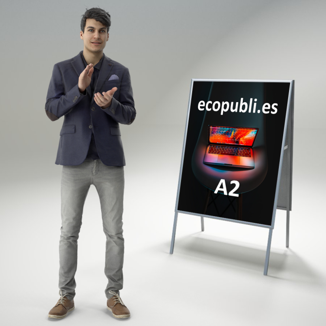 Atril Coín A2 Ecopubli