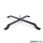 Base Bandera Cruz 72 cm Ecopubli
