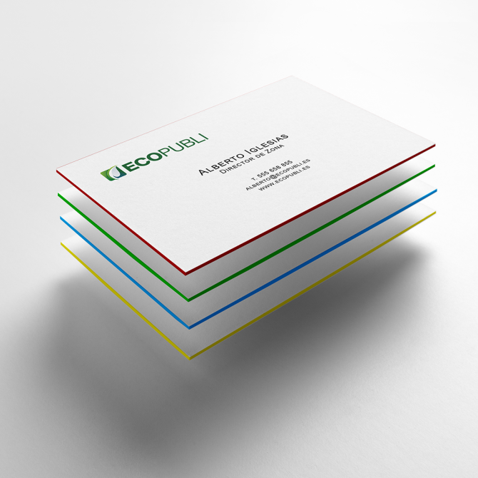 Tarjetas de Visita Núcleo Color