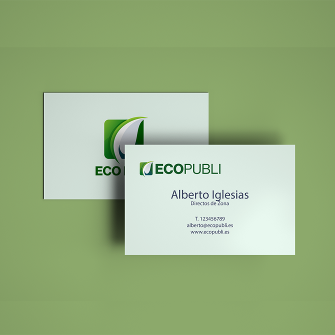 imprimir Tarjetas de Visita Ecológicas 85X55