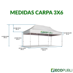 Carpa Ecopubli 3X6m