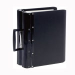 Clasificador Negro Premium Doble anilla partida A4