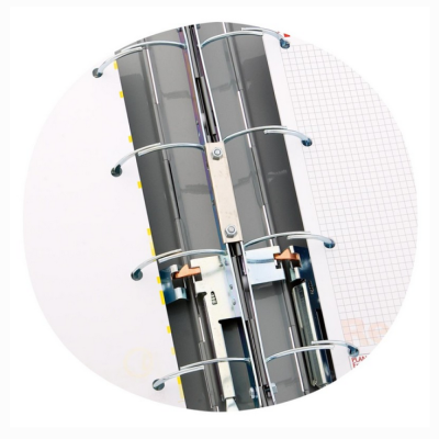 Clasificador Blanco Premium Doble anilla partida A4 ecopubli