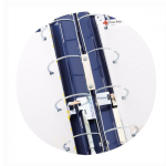 Clasificador Azul Premium Doble anilla partida A4 ecologico