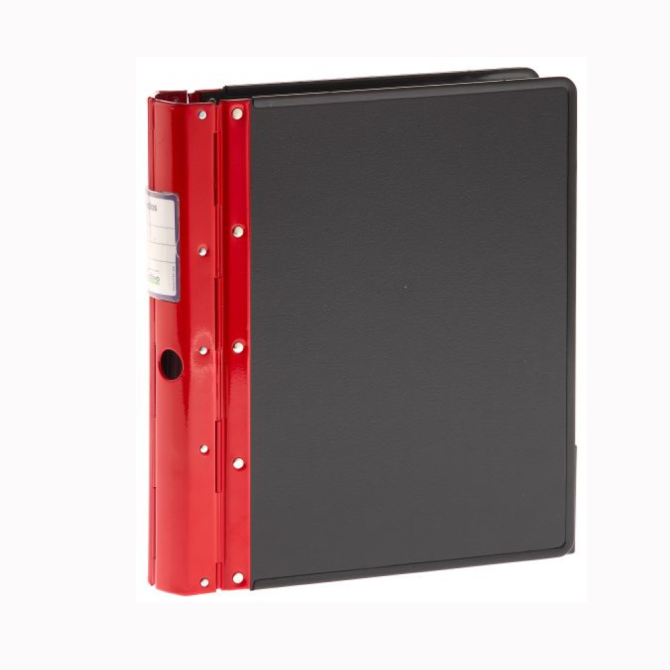 Clasificador Rojo Premium anilla partida A4