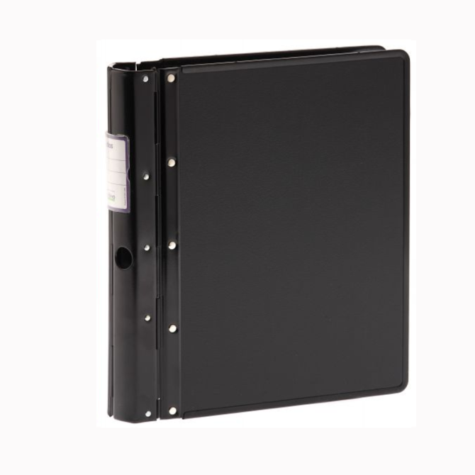 Clasificador Negro Premium anilla partida A4