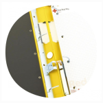 Clasificador Amarillo Premium anilla redonda A4 ecologico