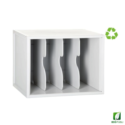 Cajetín cuatro separadores verticales