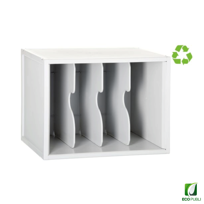 Cajetín cuatro separadores verticales