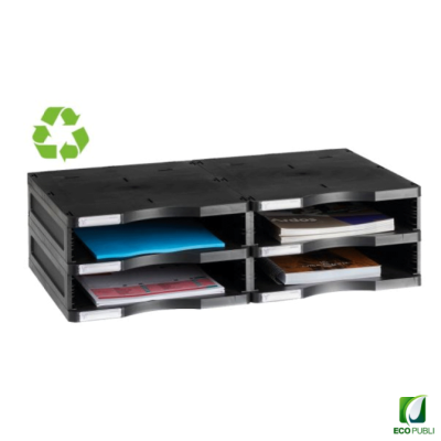 Estructura modular de clasificación A4 cuatro compartimentos