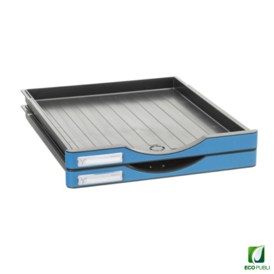 Pack 2 cajones pequeños para estructura A4 azul mar