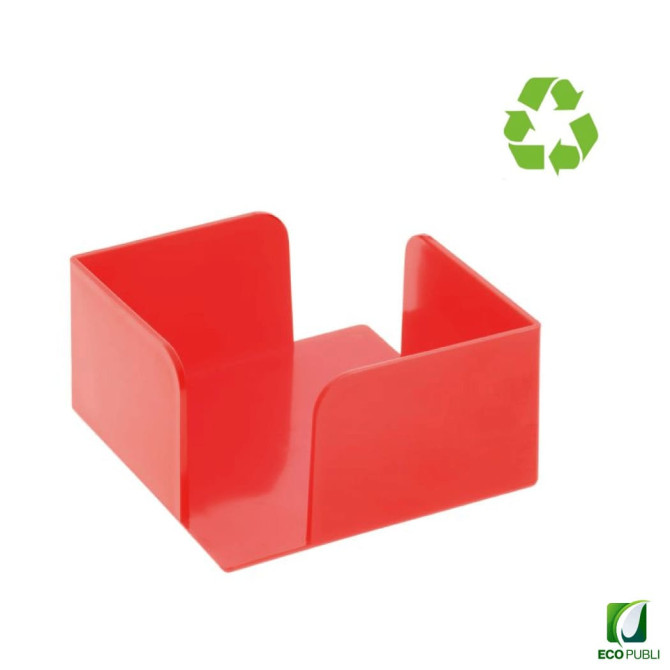 Portanotas ecológico rojo