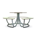 Mesa Redonda Squid Rosa