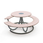 Mesa Redonda Squid Rosa