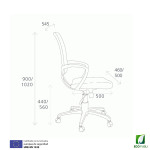 Silla Ergonómica Operativa Baza Azul