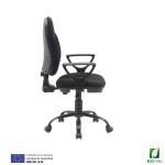 Silla Ergonómica Operativa León Negra