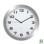 Reloj de Pared Analógico Silencio Ecopubli Gris
